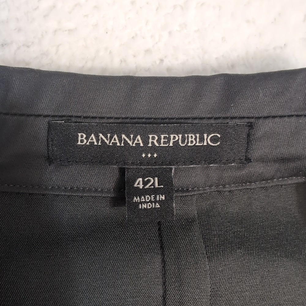 Banana Republic Solid Dark Gray Performance Stret… - image 2